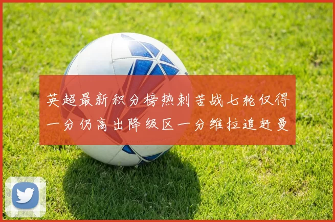 英超最新积分榜热刺苦战七轮仅得一分仍高出降级区一分维拉追赶曼联仅差一分